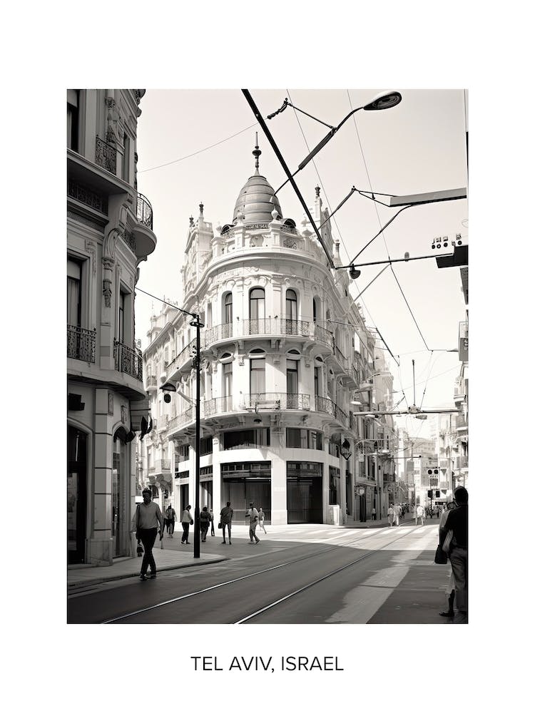 Poster Of Valencia, Spain, Photography In Black And White 7