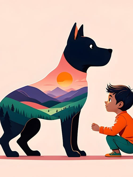 Best Friends & The Spirit of Nature - Boy and Dog Bond