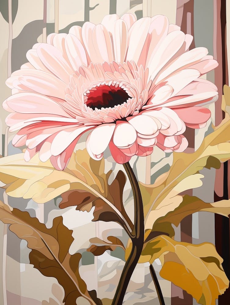 Gerbera Daisy 3 – Peinture florale