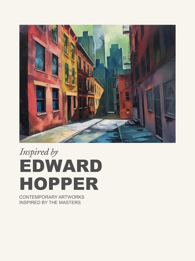 Museum Poster Inspired By Edward Hopper 7