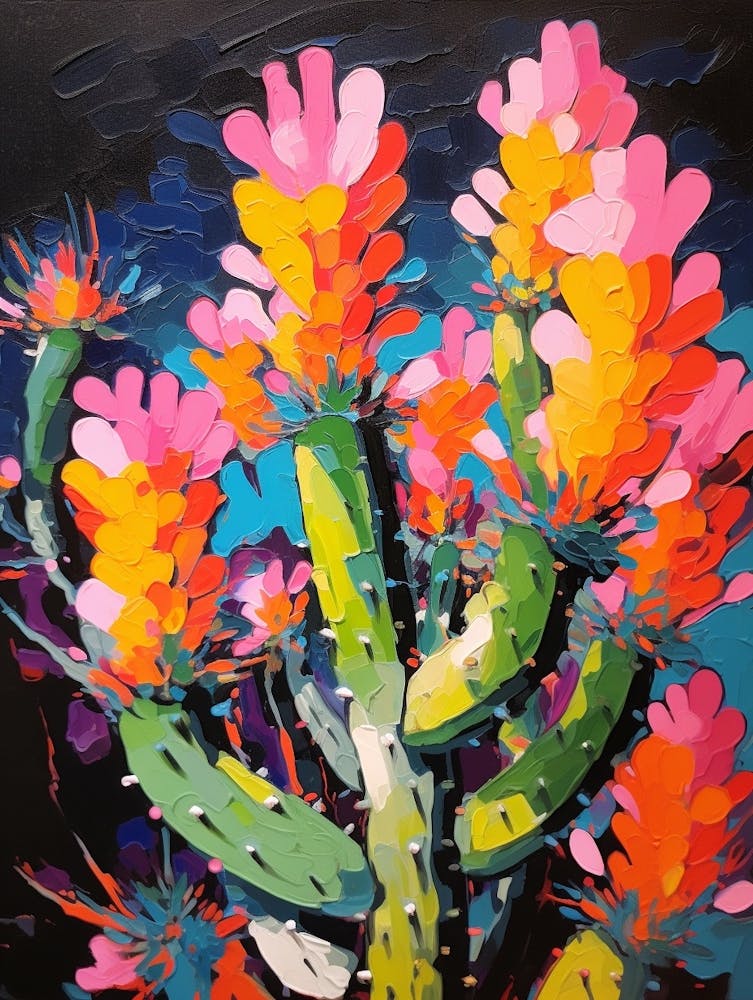 Cactus Painting Fishhook 3