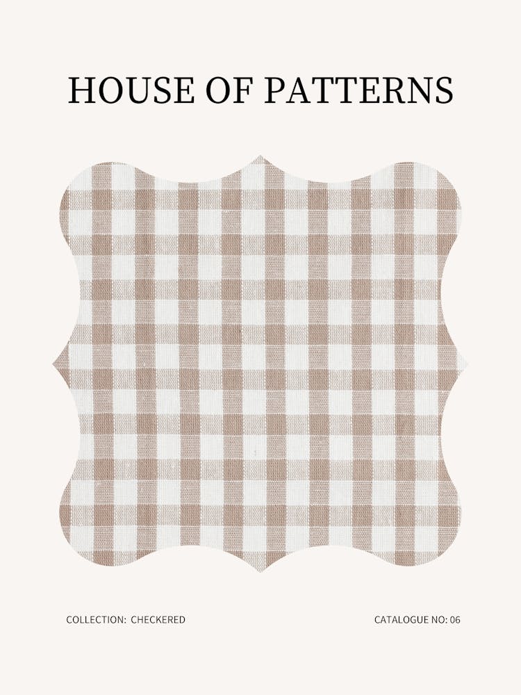 Checkered Pattern Poster 6