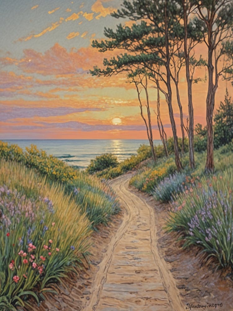 Weg zum Strand