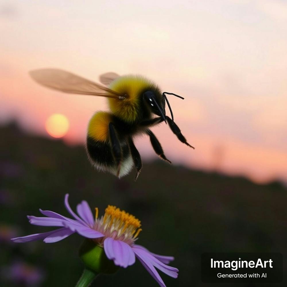 Bee Flying