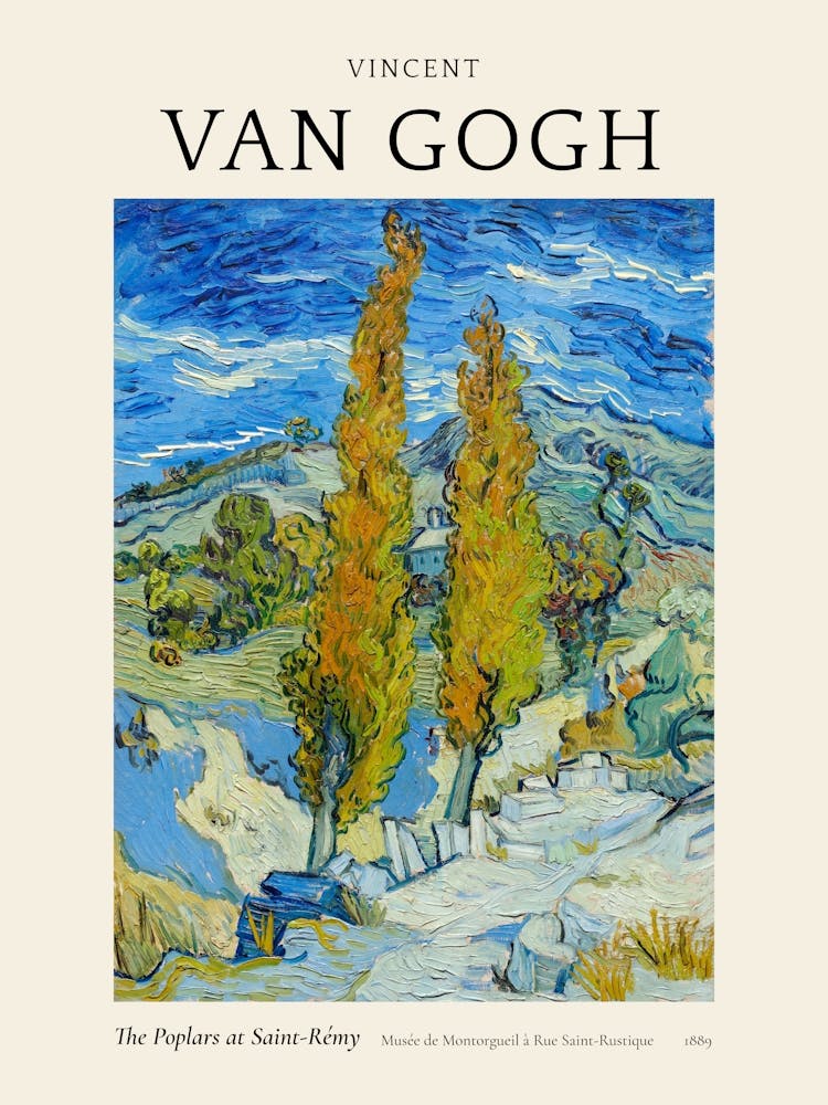 The Poplars At Saint Rémy, Van Gogh