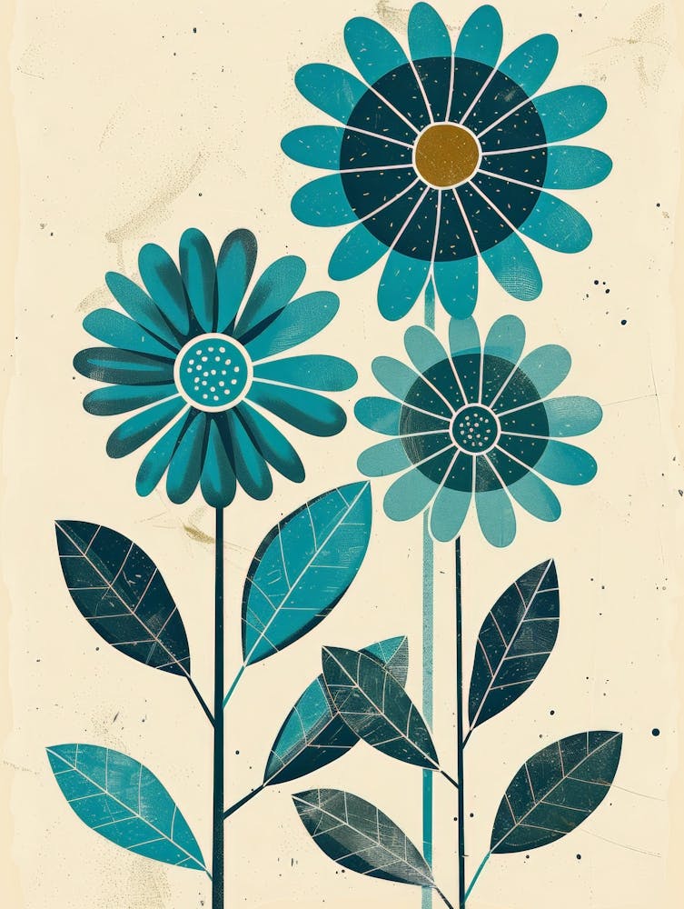 Blue Flowers 67