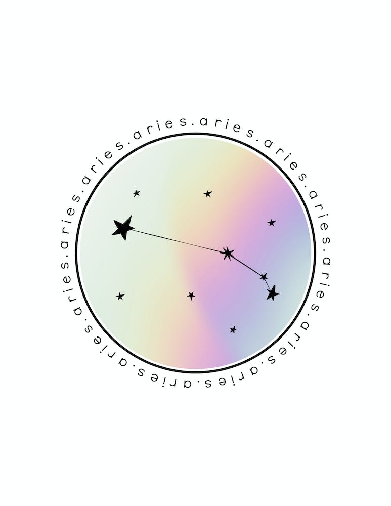 Aries Zodiac Star Chart