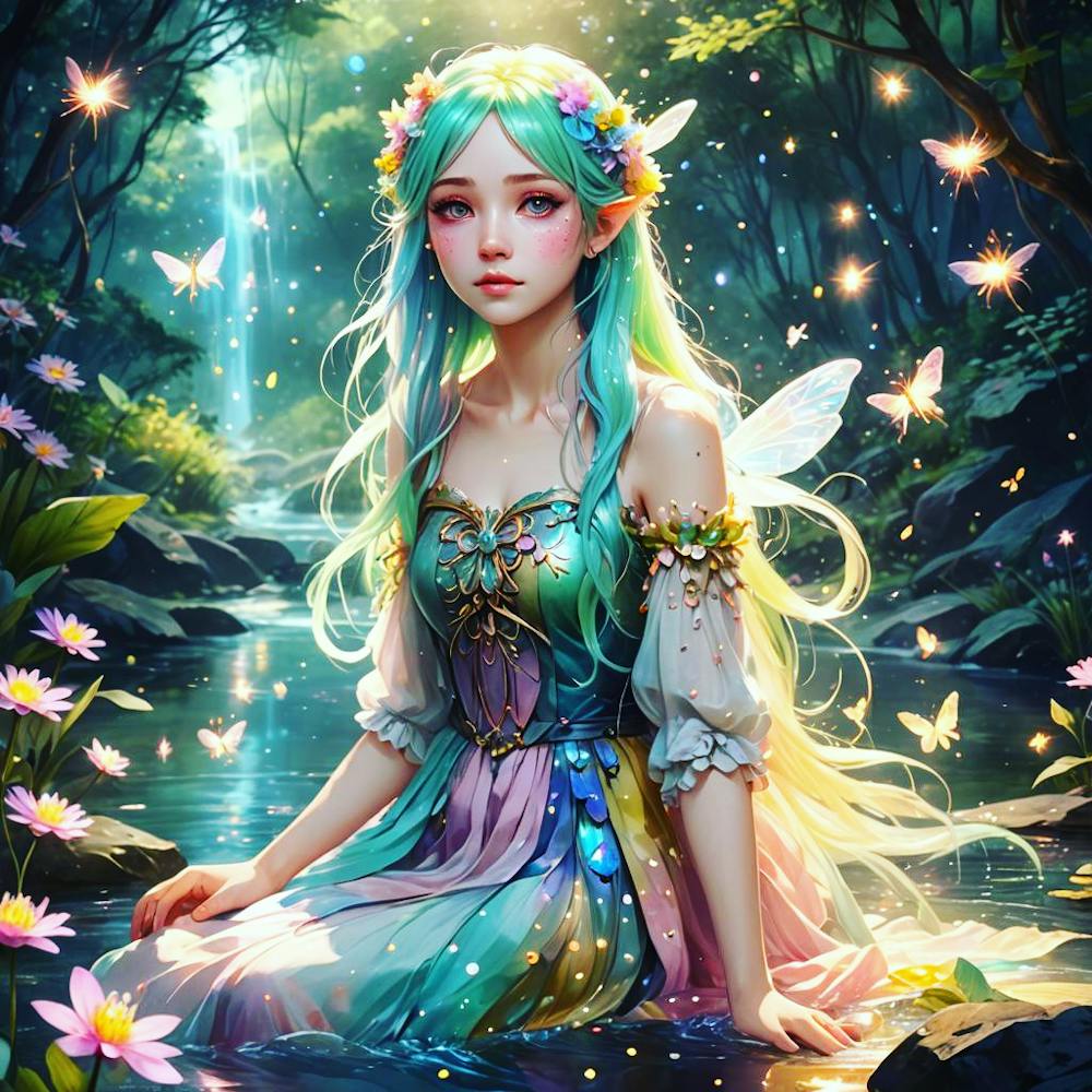 Moonlit Serenade: The River Fairy's Enchantment Part 3