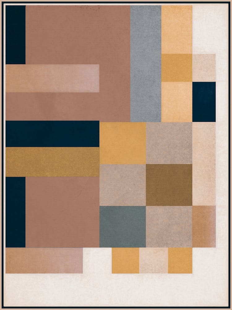 Modern Abstraction Mocha Mousse 4a