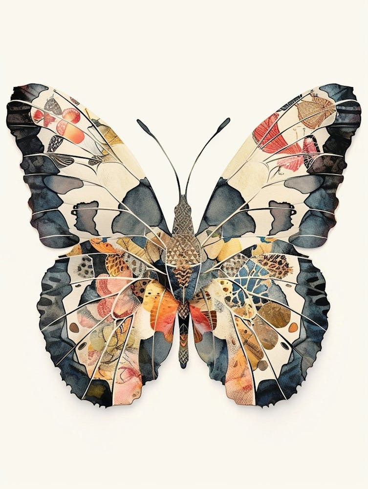 Colourful Insect Illustration Butterfly 33