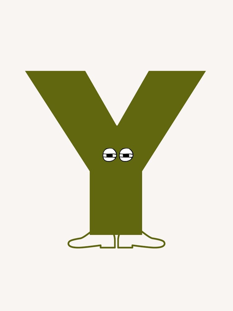 Alphabet Poster Y