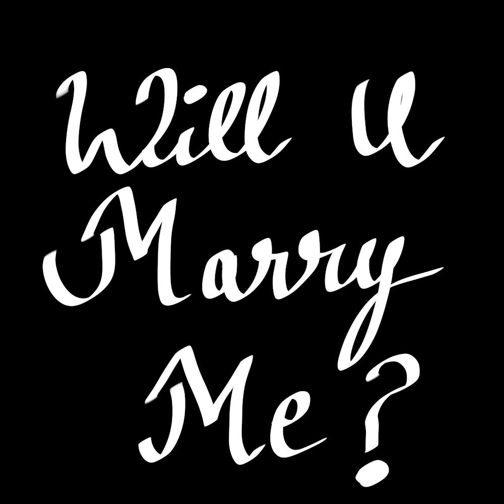 Will U Marry Me?