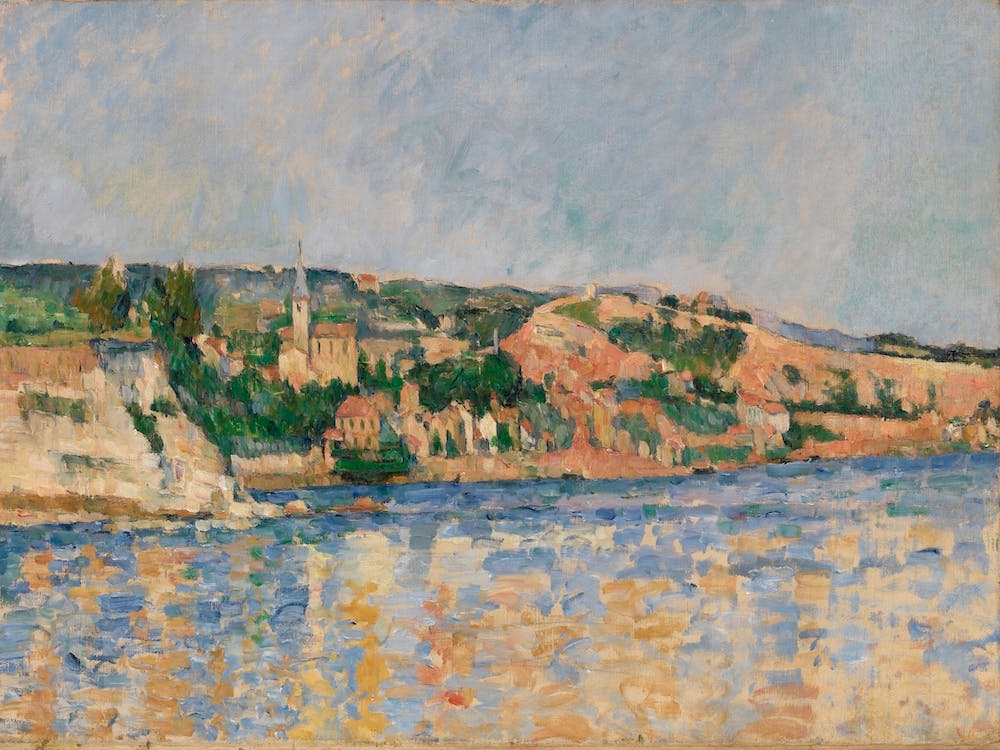 The Village Of L Estaque Seen From The Sea, Paul Cézanne