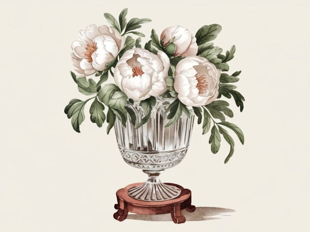 Peonies In A Vase 1