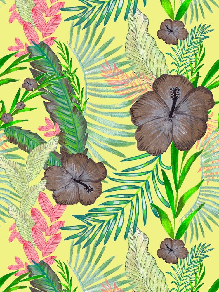 Tropical Summer Leaves