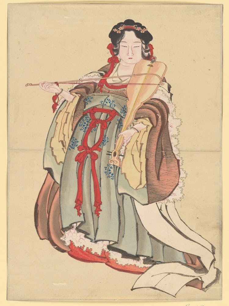 Benten (Goddess Of Love) , Katsushika Hokusai
