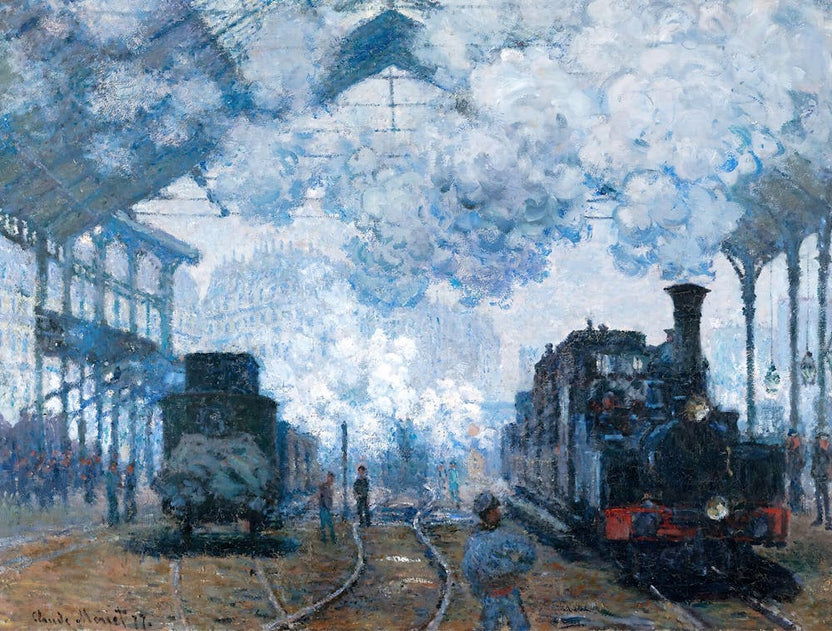 Claude Monet - Train Station