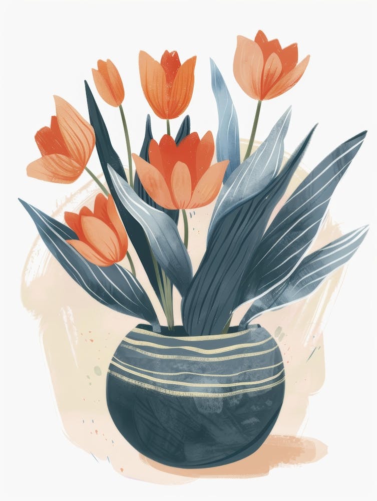 Tulips In A Vase 16