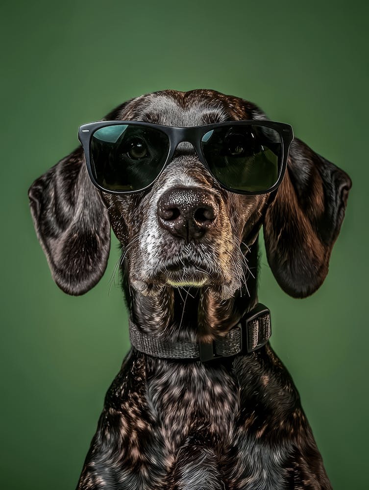 Dog In Sunglasses.Generated AI. 1