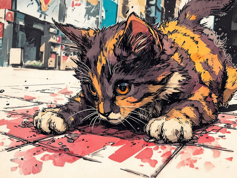 Cat On The Street 2
