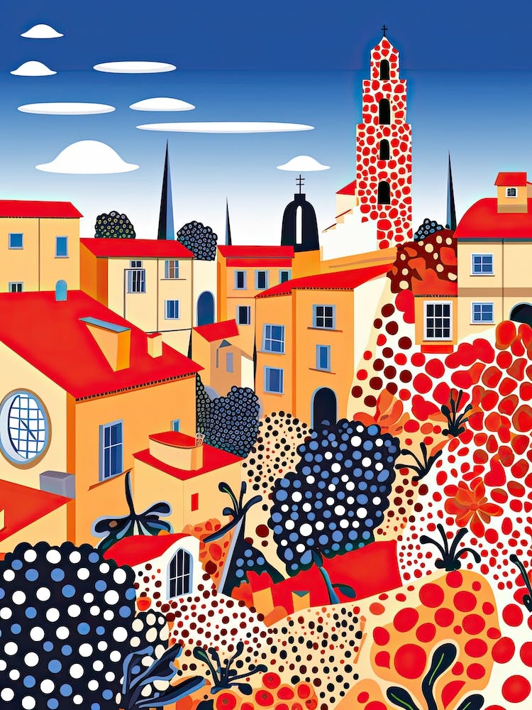 Lisbonne, Illustration dans le style Pop Art 3