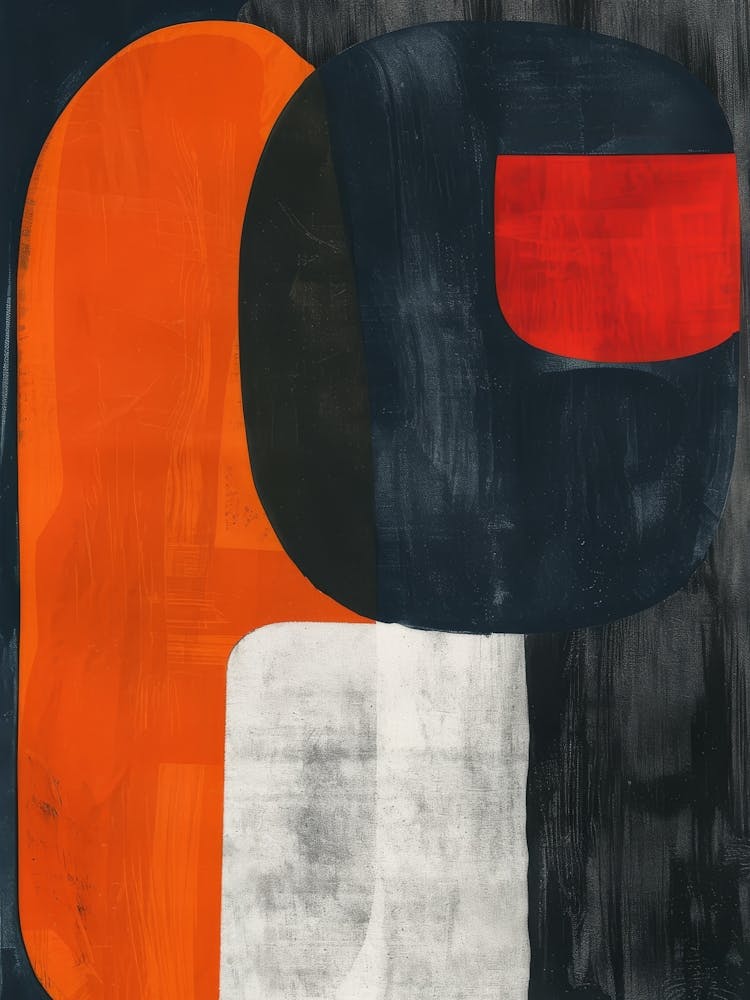 'P' Abstract Painting