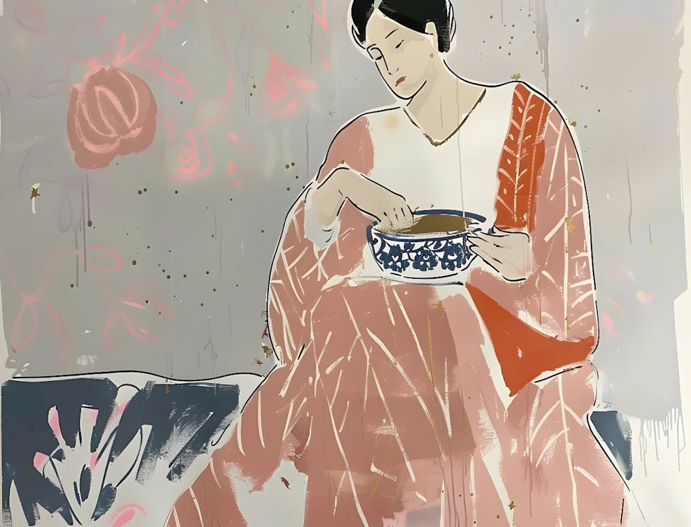 Asiatische Frau