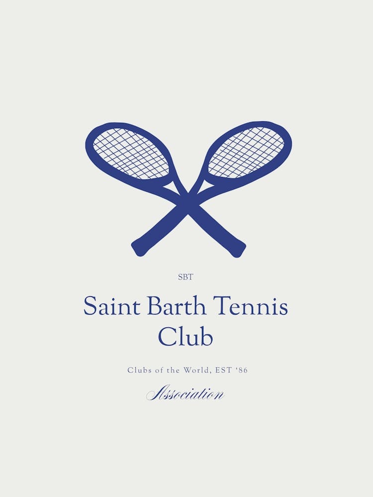 Saint Barth Old Money Print