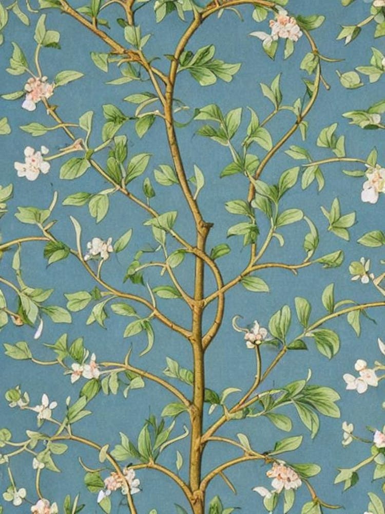 Bradford Pear tree Vintage Botanical