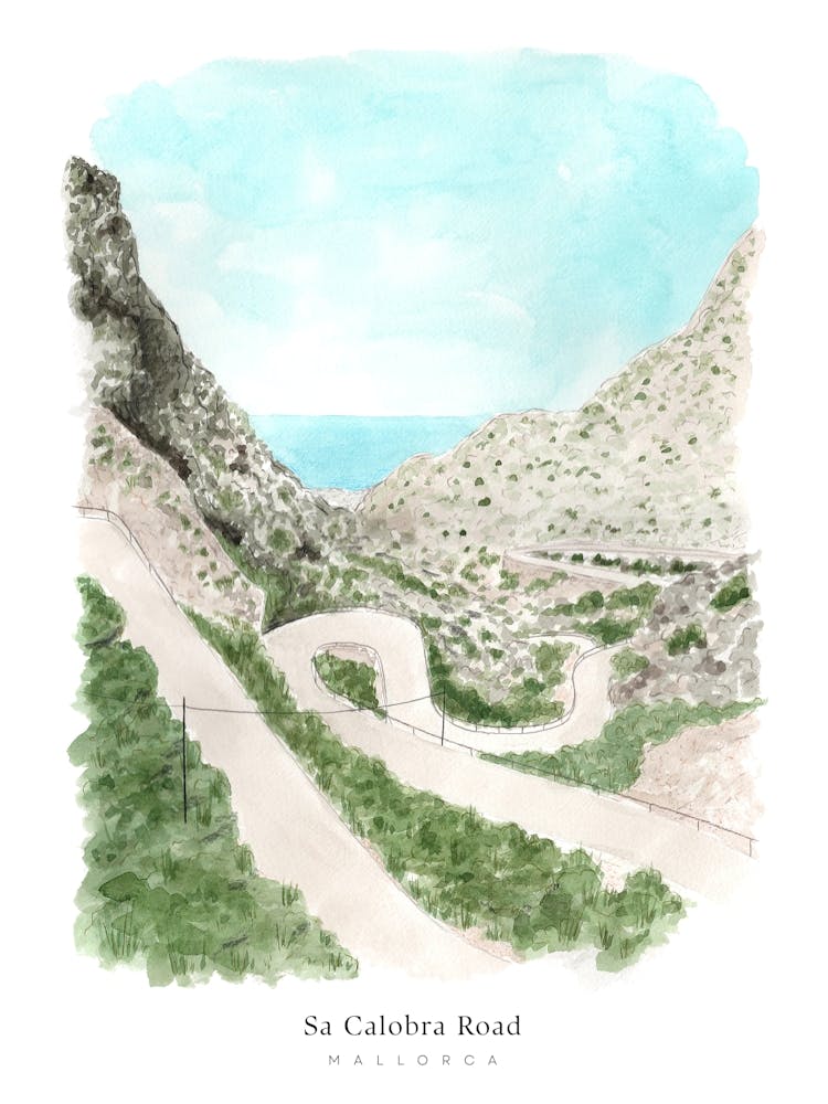 Mallorca Sa Calobra Road
