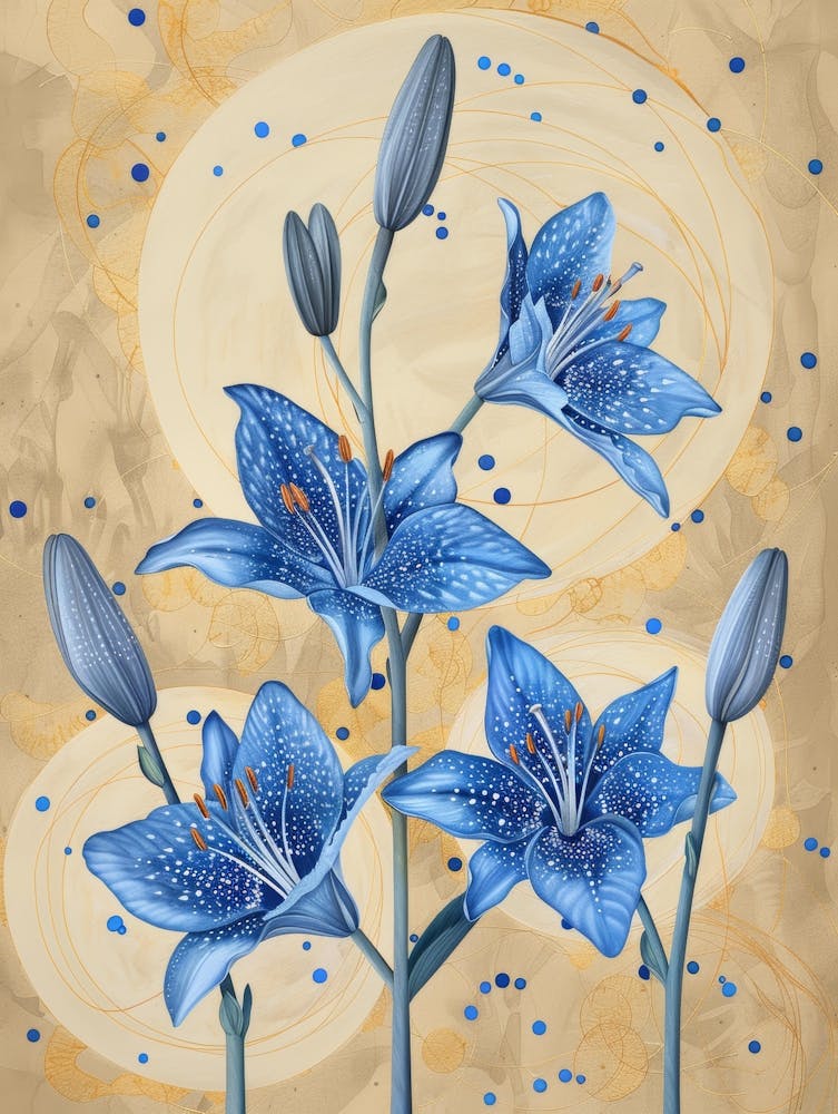 Blue Lily 3