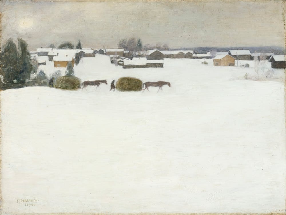 Load Of Hay (1899), Pekka Halonen