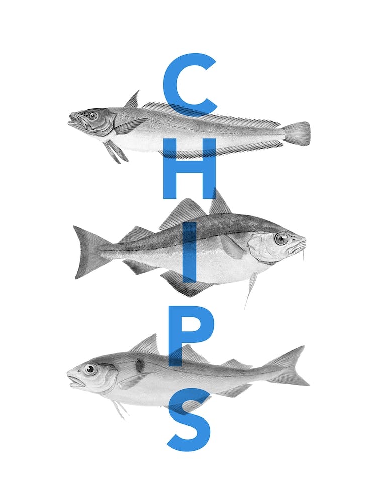 Fish and Chips typography