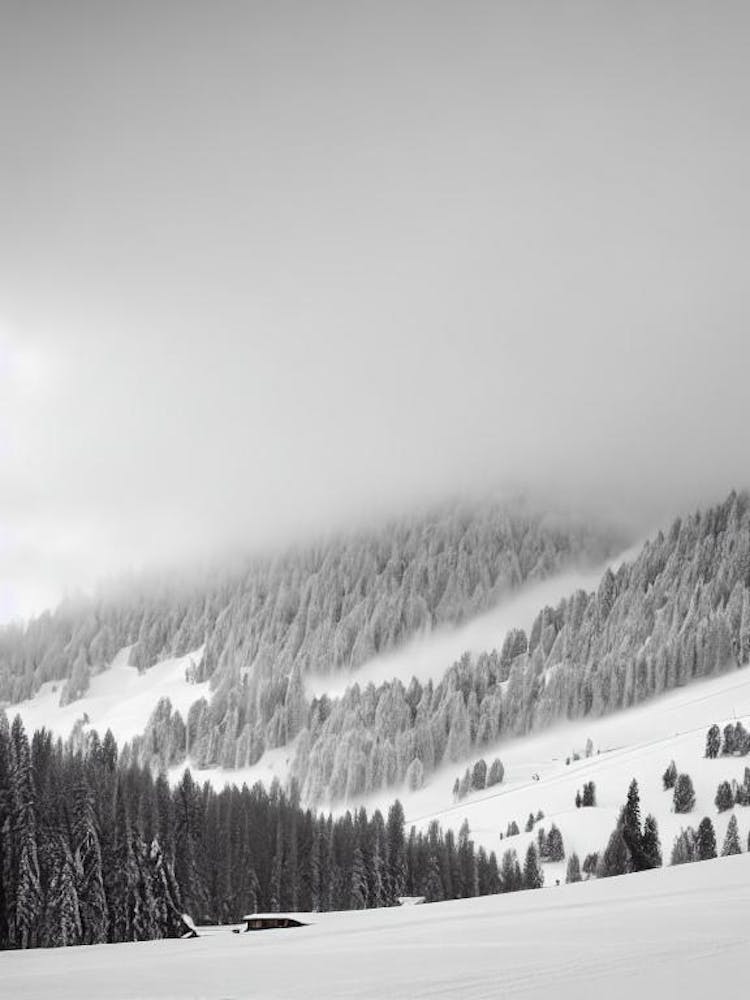 Garmisch PSkiing Poster Art enkirchen, Germany Black And White Skiing Poster