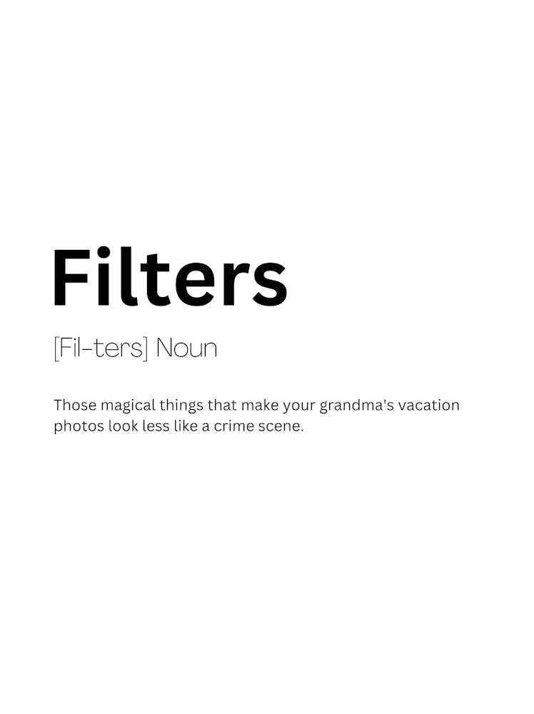 Filters Definition Meaning