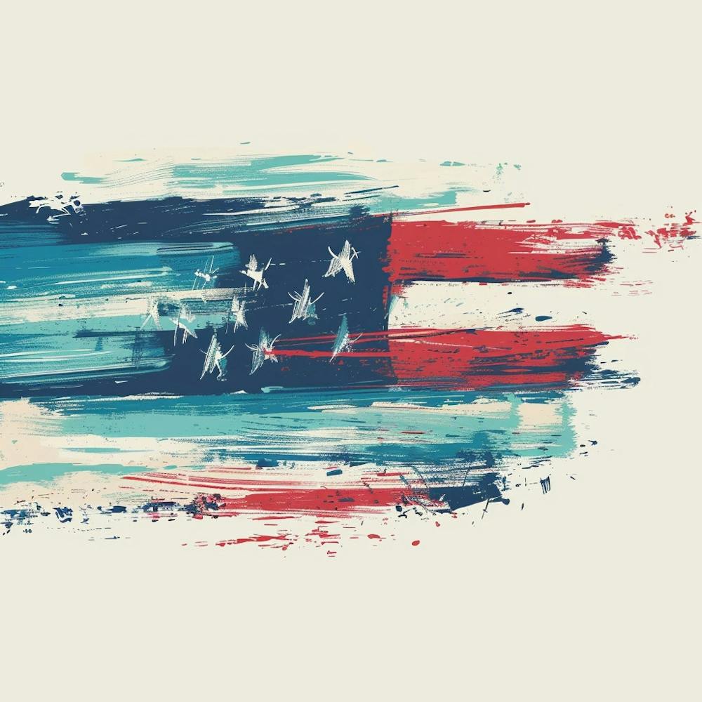 A Usa Expressive Strokes Illustration 1720438513 1