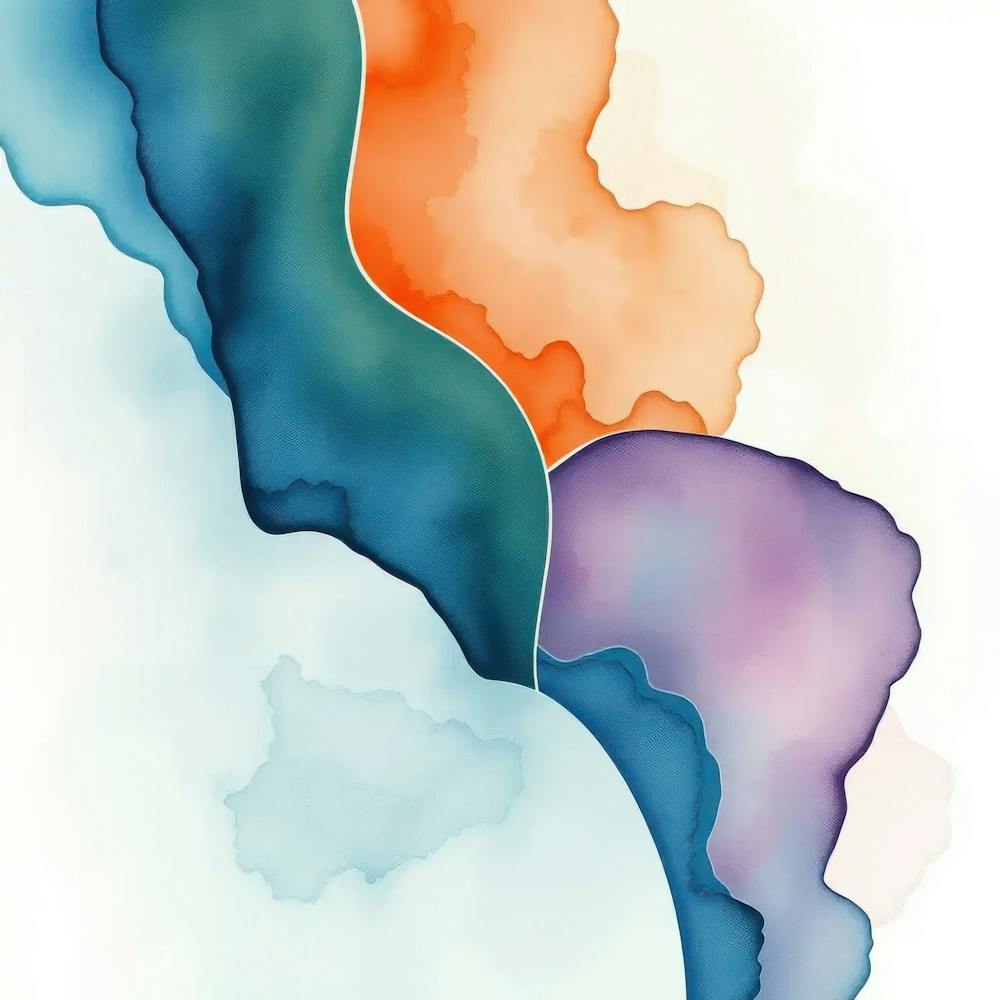 Abstract Watercolor Painting 1