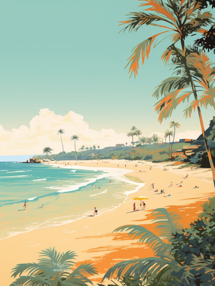 Noosa Main Beach Golden Tones 3