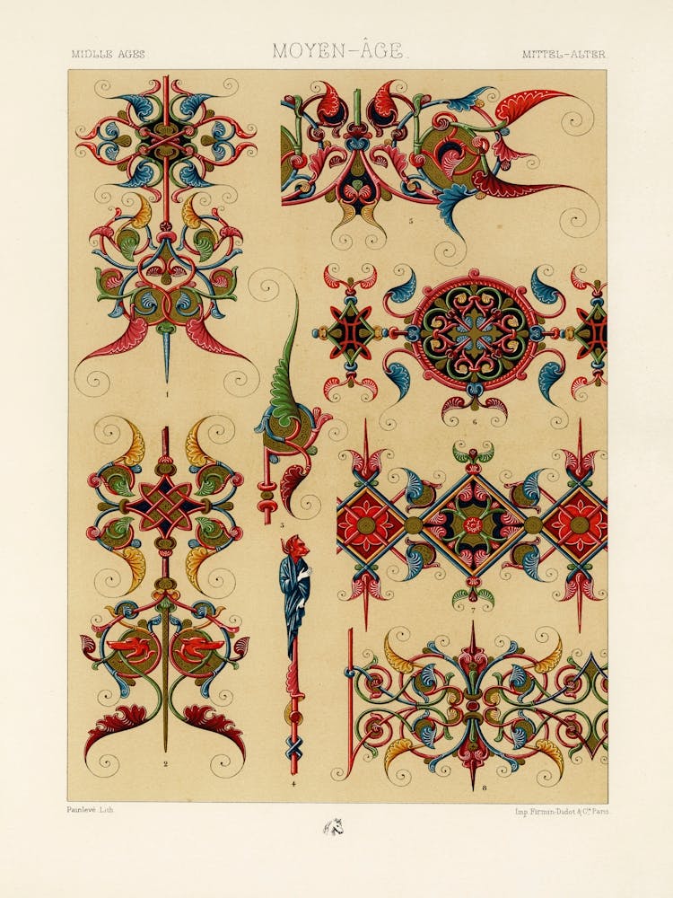 Middle Ages Pattern, Albert Racine (14)