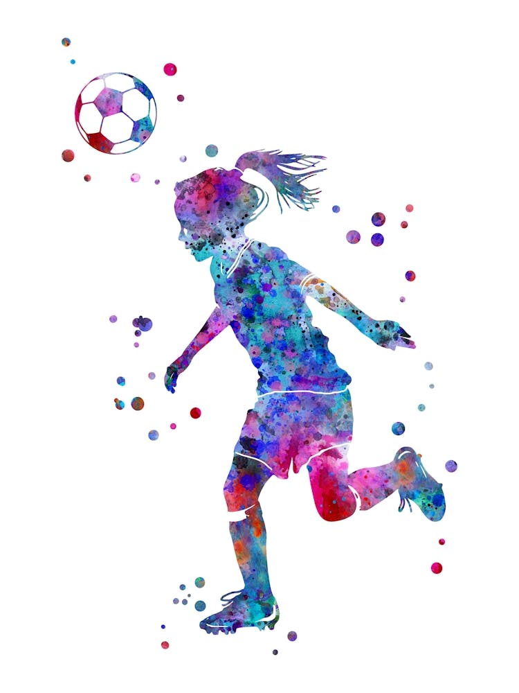 Little Girl Soccer Player 1