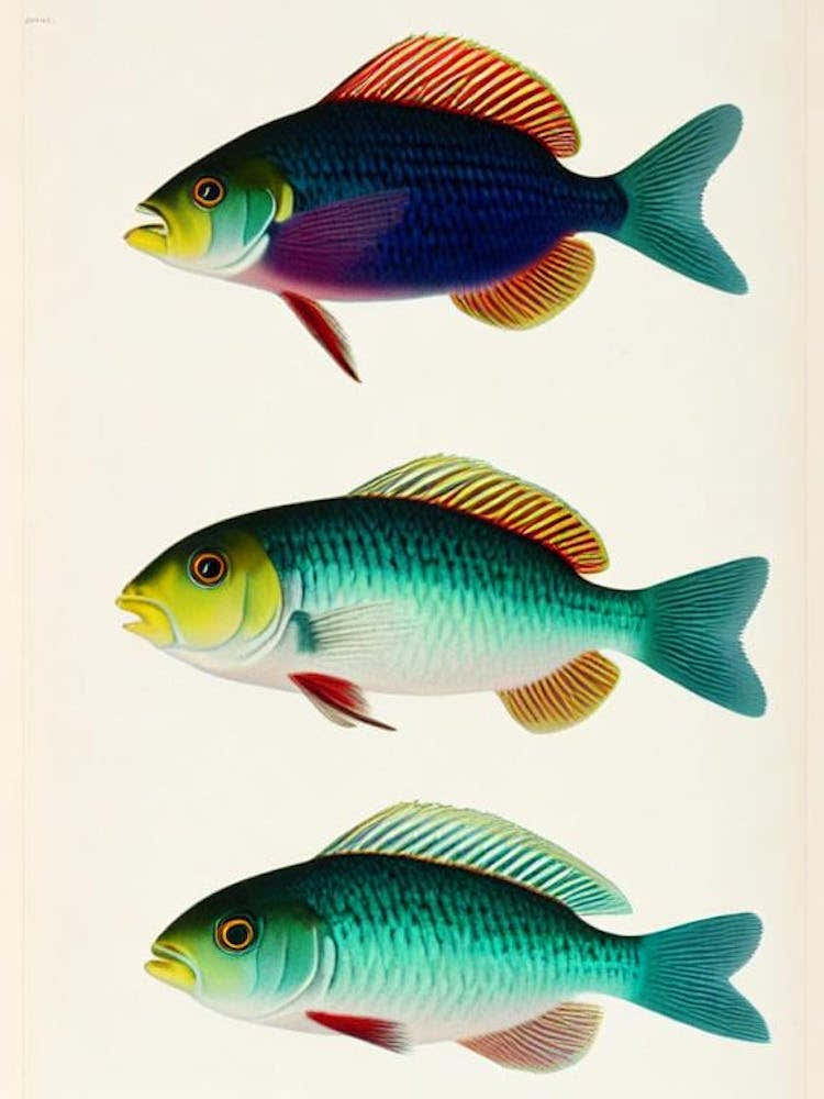 Dottyback Vintage Poster