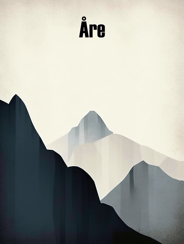 Åreskutan, Sweden Mountain Poster