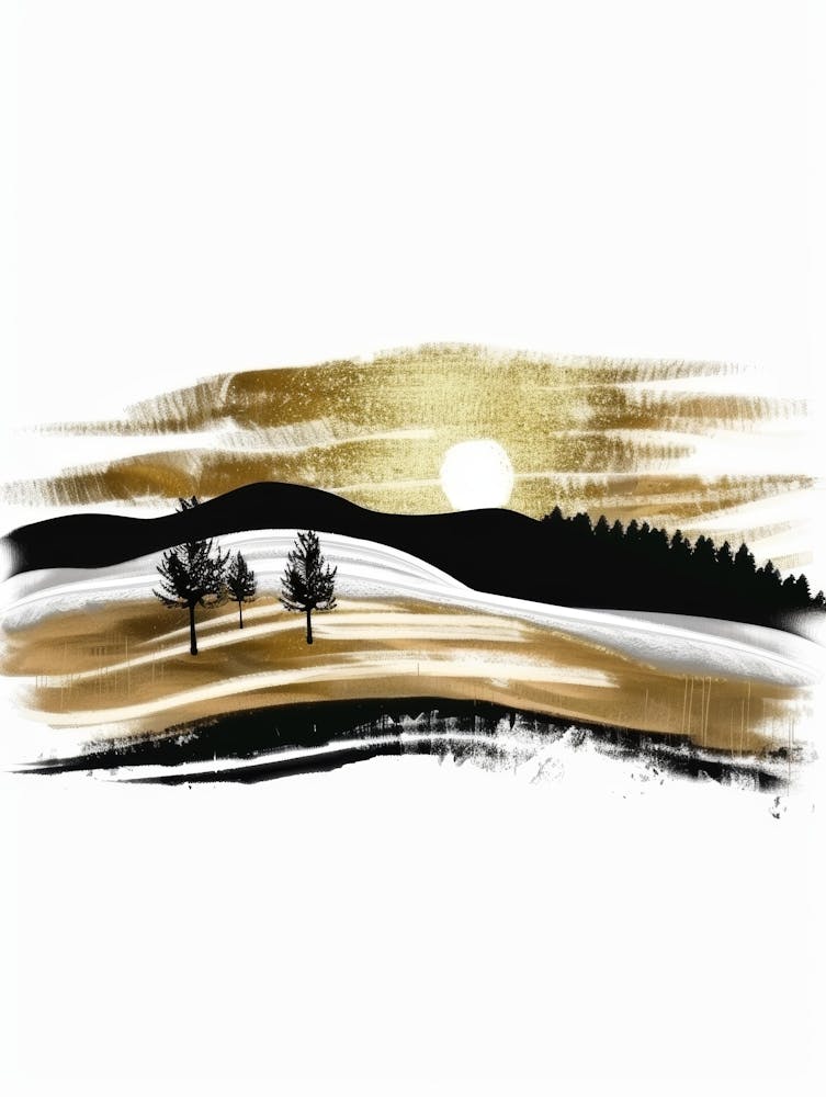 Verschneite Landschaft 4