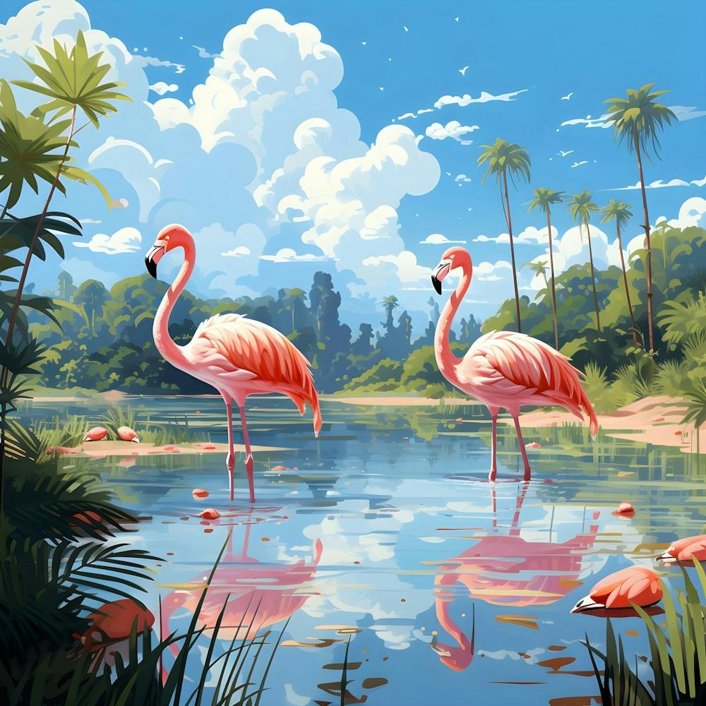 Flamingospaß 10