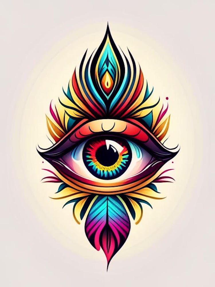 Connection, Symbol, Third Eye Tattoo 2