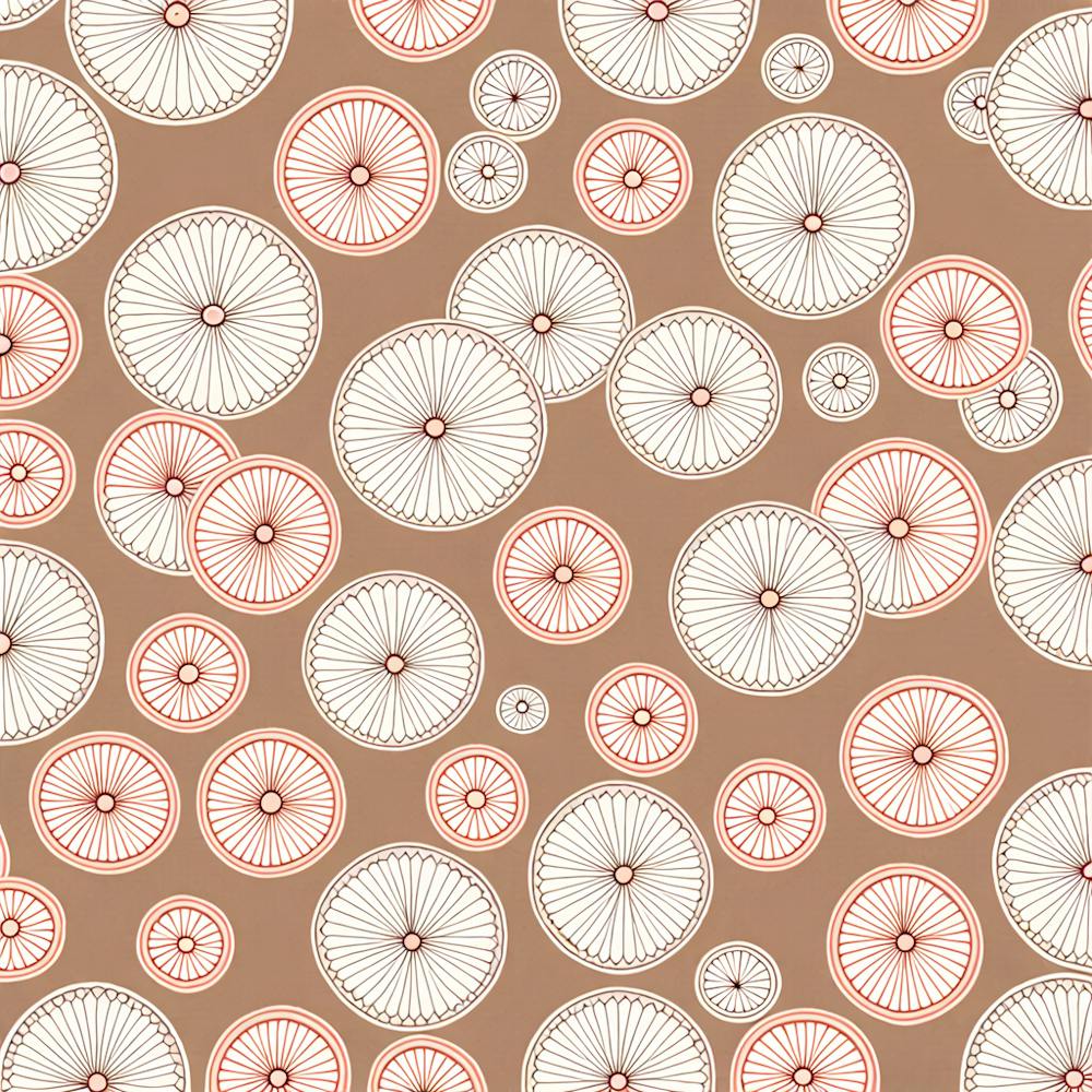 Mid Century inspired modern Seamless Pattern, 259