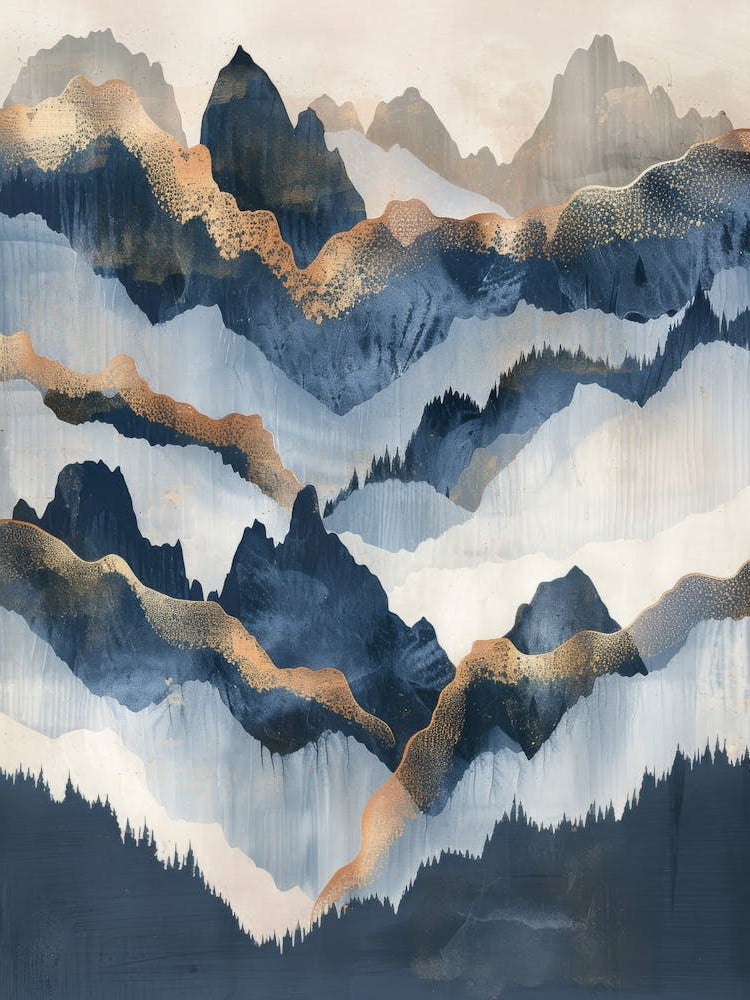 Mountains Ii Canvas Print