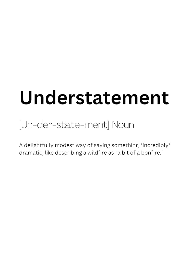 Understatement Definition Meaning