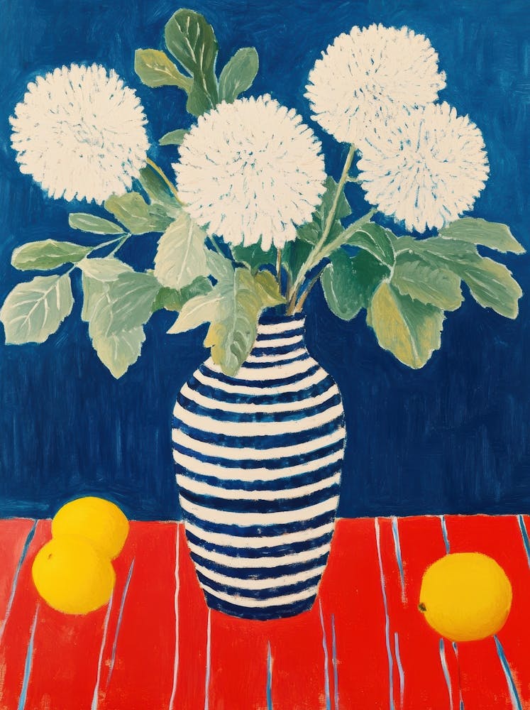 White Chrysanthemums