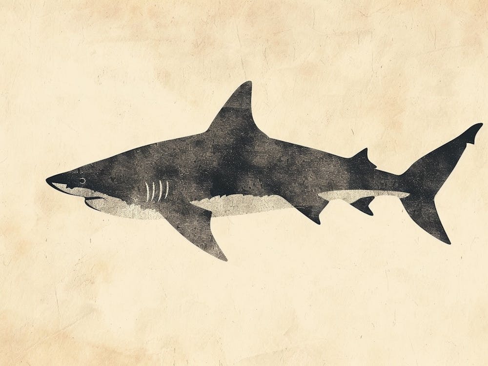 Grey Shark Silhouette 4